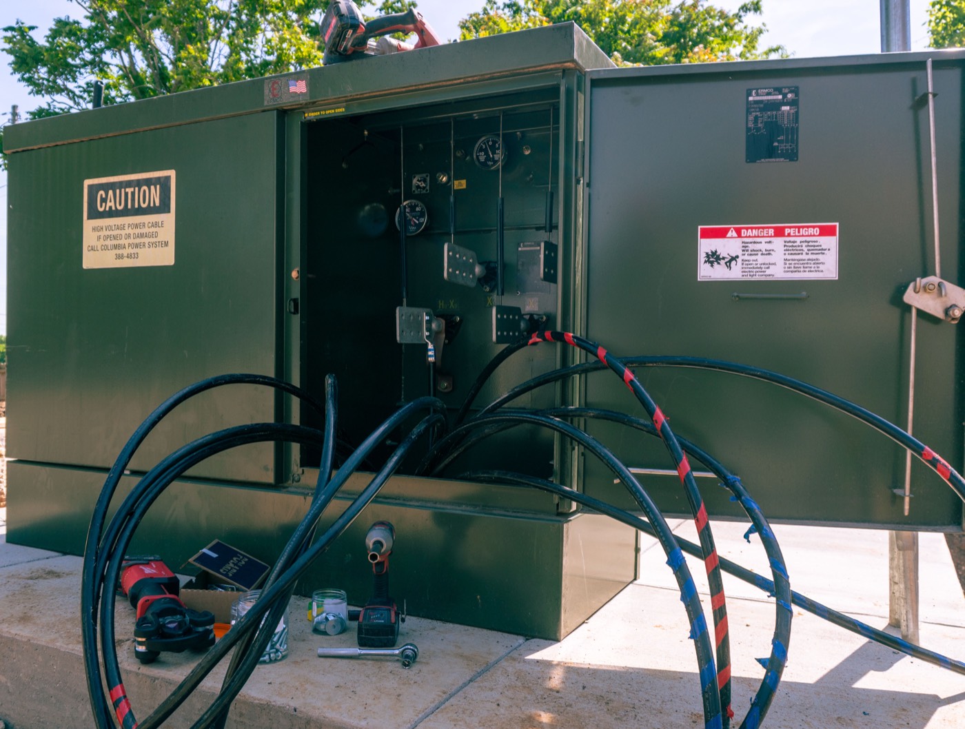 Commercial switchgear cabinet