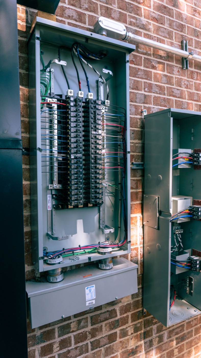 Organized breaker panel installation
