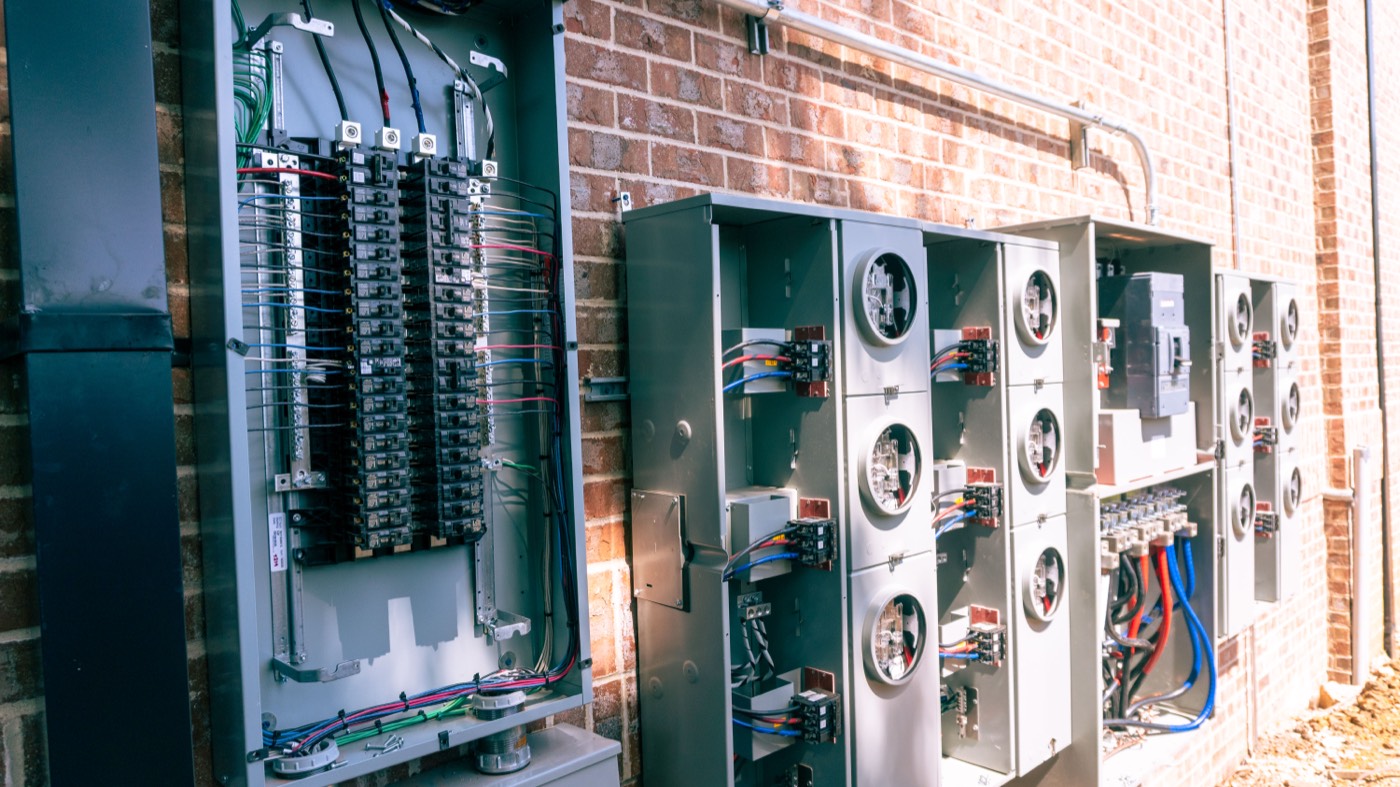 Panel and meter bank installation